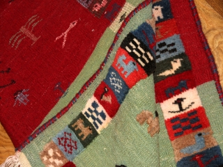 キリムとギャッベの織り方玄関サイズ9900017