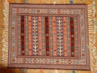 キリムギャッベ珍しい織物自然の色使い26897