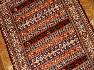 キリムギャッベ珍しい織物自然の色使い26897