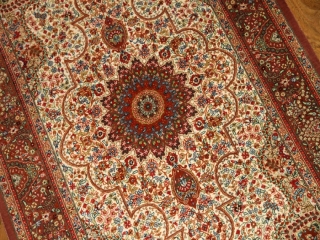 玄関ホール絨毯のハンドメイドシルクペルシャクム産56091