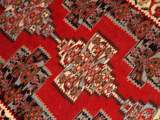 廊下敷き赤いセネキリムイラン輸入235000