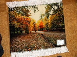 紅葉絨毯、秋の風景タペストリーペルシャ絨毯50104