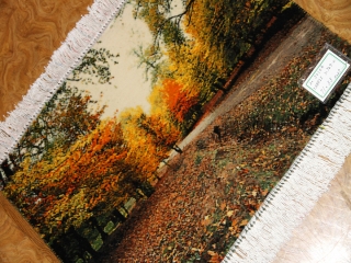 紅葉絨毯、秋の風景タペストリーペルシャ絨毯50104