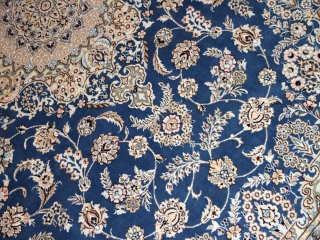 ペルシャブルーリビング絨毯、憧れのペルシャ絨毯ナイン59029