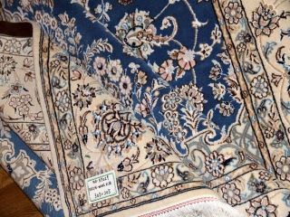 ペルシャブルーリビング絨毯、憧れのペルシャ絨毯ナイン59029