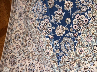 ペルシャブルーリビング絨毯、憧れのペルシャ絨毯ナイン59029