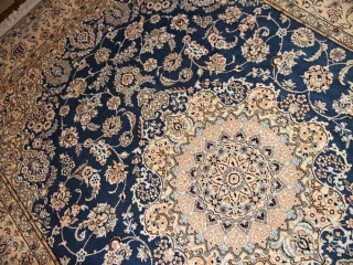 ペルシャブルーリビング絨毯、憧れのペルシャ絨毯ナイン59029