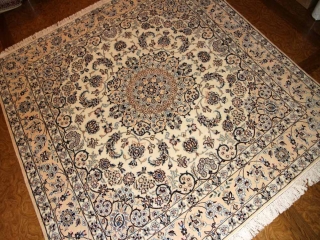 素敵なリビングラグ正方形ナインペルシャ絨毯58088