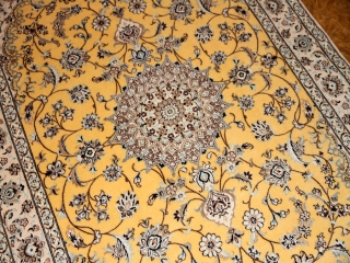 ハビビヤン工房高級ナイン手織りラグ77794