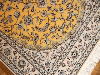 ハビビヤン工房高級ナイン手織りラグ77794