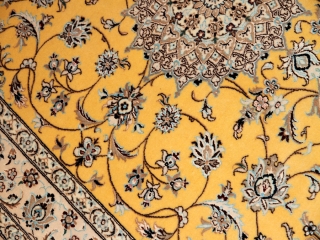 ハビビヤン工房高級ナイン手織りラグ77794