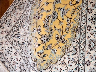 ハビビヤン工房高級ナイン手織りラグ77794