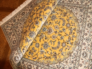 ハビビヤン工房高級ナイン手織りラグ77794