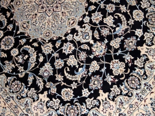 ペルシャ絨毯ナイン、おしゃれなセンターラグ34435