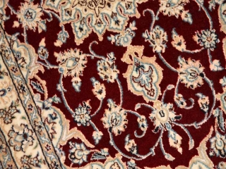 手織りペルシャ絨毯ナイン産玄関マット99410