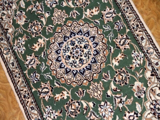 高品質手織りペルシャ絨毯玄関マットナイン58019