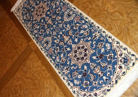 あがりかまち手織りペルシャ絨毯ナイン産36583