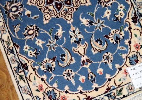 マンションの玄関マット、手織りペルシ絨毯40545