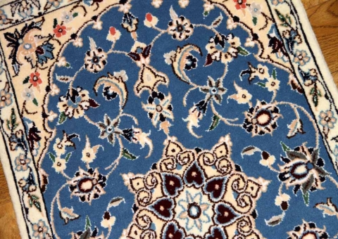 マンションの玄関マット、手織りペルシ絨毯40545