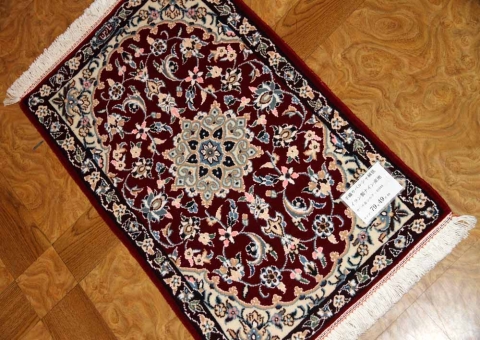 赤色綺麗な玄関マット小さいマンションサイズ41944