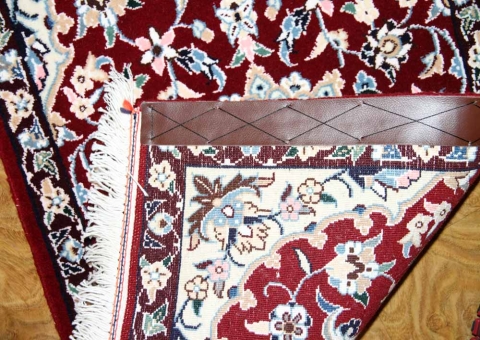 赤色綺麗な玄関マット小さいマンションサイズ41944