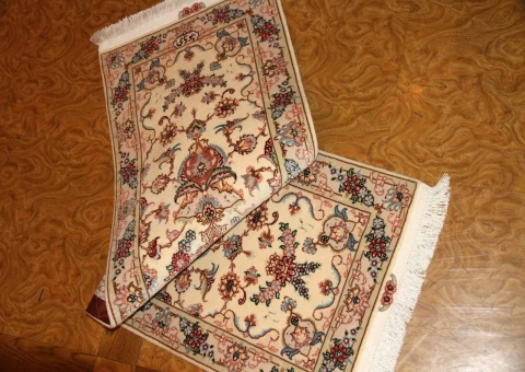 高級手織りペルシャ絨毯タブリーズあがりかまち2251171