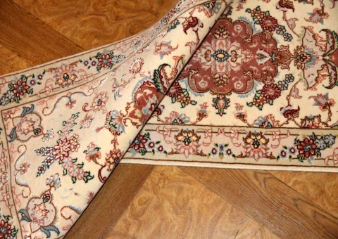 高級手織りペルシャ絨毯タブリーズあがりかまち2251171