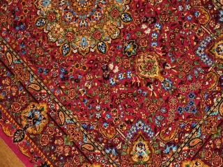 とても可愛いピンク色の高級シルク絨毯57007