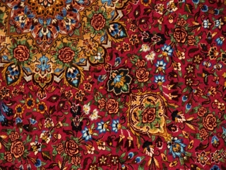 とても可愛いピンク色の高級シルク絨毯57007