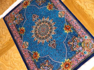 高級手織りペルシャ絨毯マンションの玄関マットシルク60035