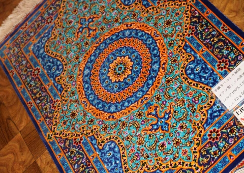 小さいシルクの玄関マットマンションタイプシルク44638