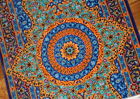 小さいシルクの玄関マットマンションタイプシルク44638