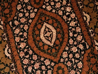 ペルシャ絨毯クム産地玄関マット31039