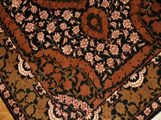 ペルシャ絨毯クム産地玄関マット31039