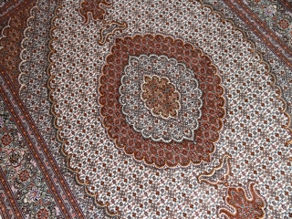 じゅうたんイラン直輸入の手織りペルシャラグ50154