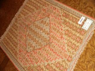 高級玄関マットキリム、セネ産地ウール46520