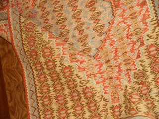 高級玄関マットキリム、セネ産地ウール46520