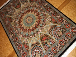 最高級シャーヤディデザインおしゃれシルクラグ60012