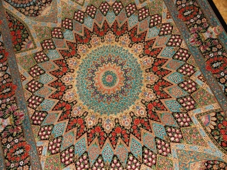 最高級シャーヤディデザインおしゃれシルクラグ60012