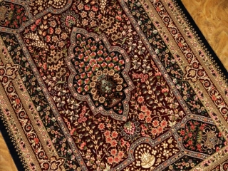 有名工房ペルシャ絨毯シルクトップクオアリティー56033