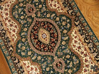 可愛い玄関マットシルク手織りぺるしゃジュウタン56006