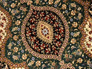 可愛い玄関マットシルク手織りぺるしゃジュウタン56006