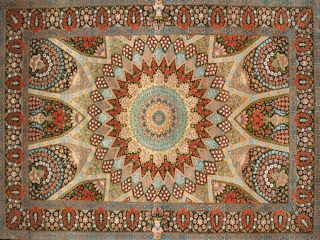 最高級シャーヤディデザインおしゃれシルクラグ60012