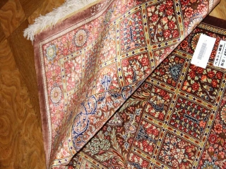 ハイクオリティーペルシャシルク絨毯48010