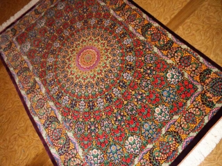 ペルシャ絨毯のサイズについての説明です。