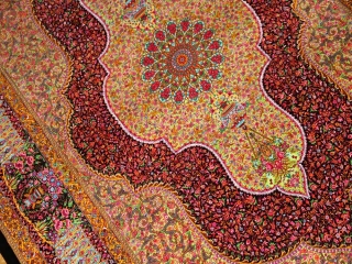 最高級手織りシルクペルシャ絨毯クムシルク有名工60014房