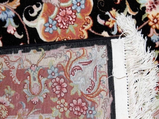 高級手織りペルシャ絨毯、タブリーズセンターラグ777000