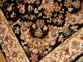 手織りペルシャ絨毯トップクオリティータブリーズセンターラグA163000