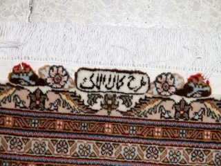 豪華なリビング絨毯タブリーズマヒデザイン28791