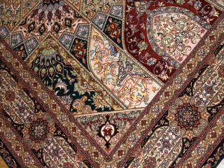 ゴンバディデザインリビングサイズ手織り高級ペルシャ絨毯59001